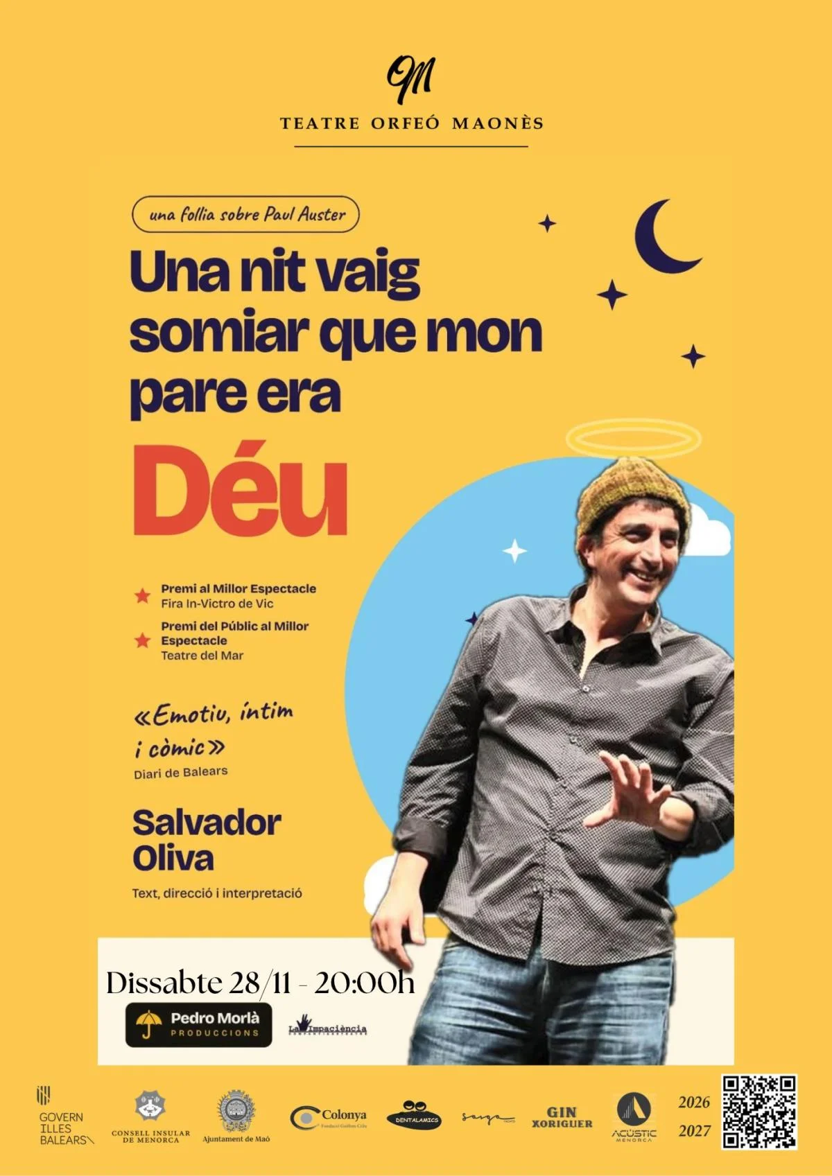 Una nit vaig somiar que mon pare era déu
