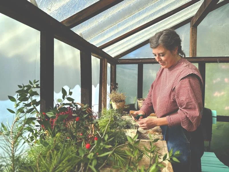 Taller de corones de Nadal