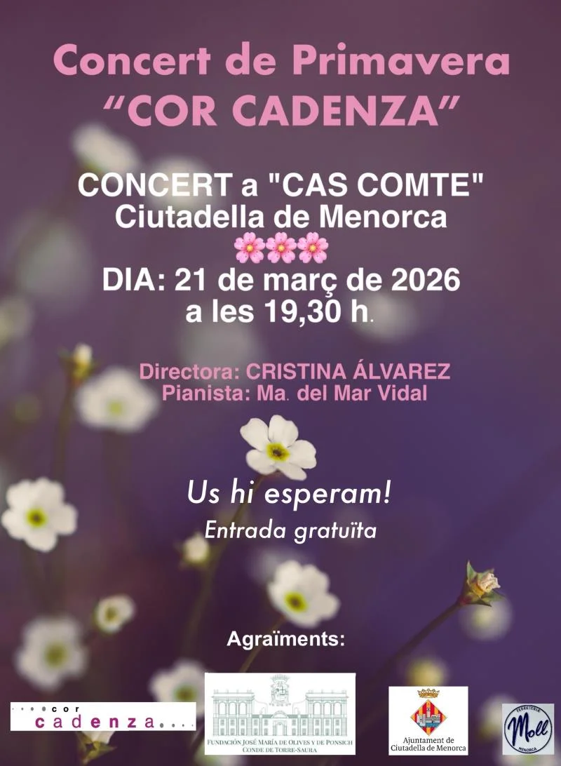 Concert de Primavera “Cor Cadenza”