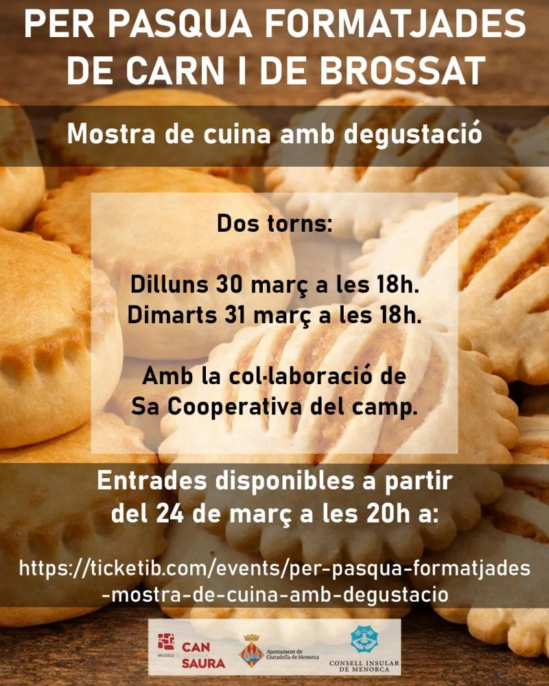 Per Pasqua formatjades de carn i brossat