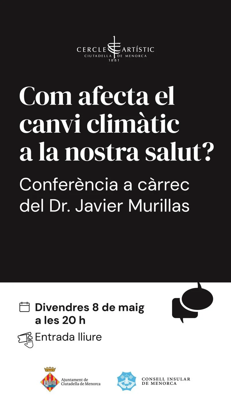 Conferencia "¿Cómo afecta el cambio climático a nuestra salud?"