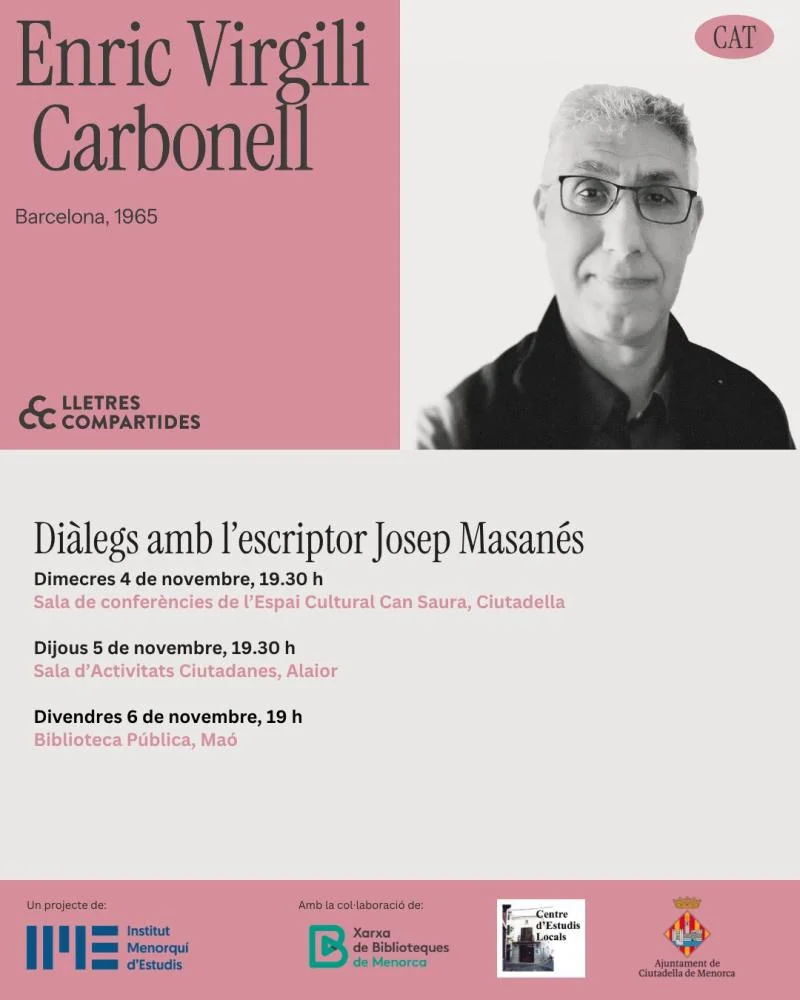 Diàleg entre els escriptors Josep Masanés i Enric Virigili