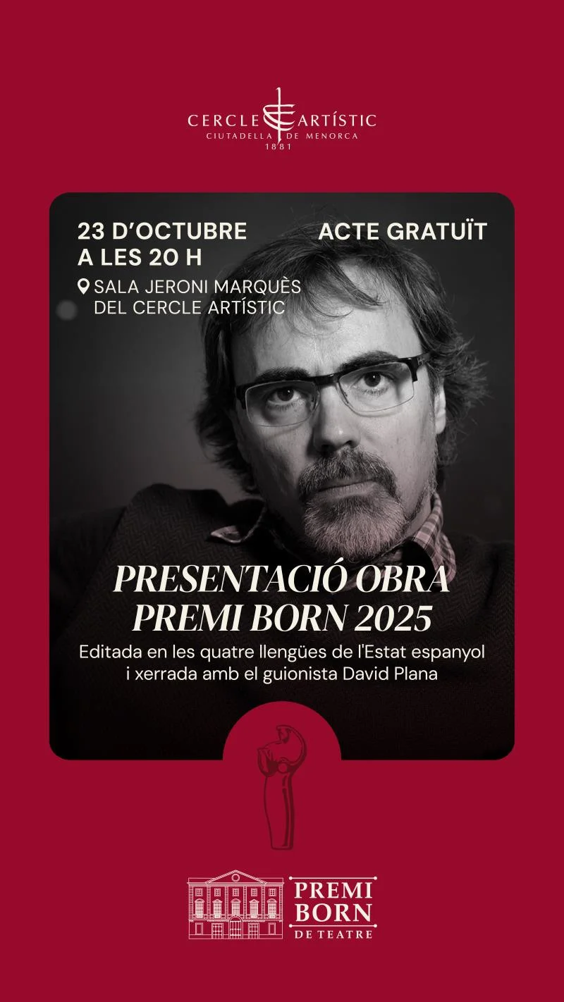 Presentació obra Premi Born 2025