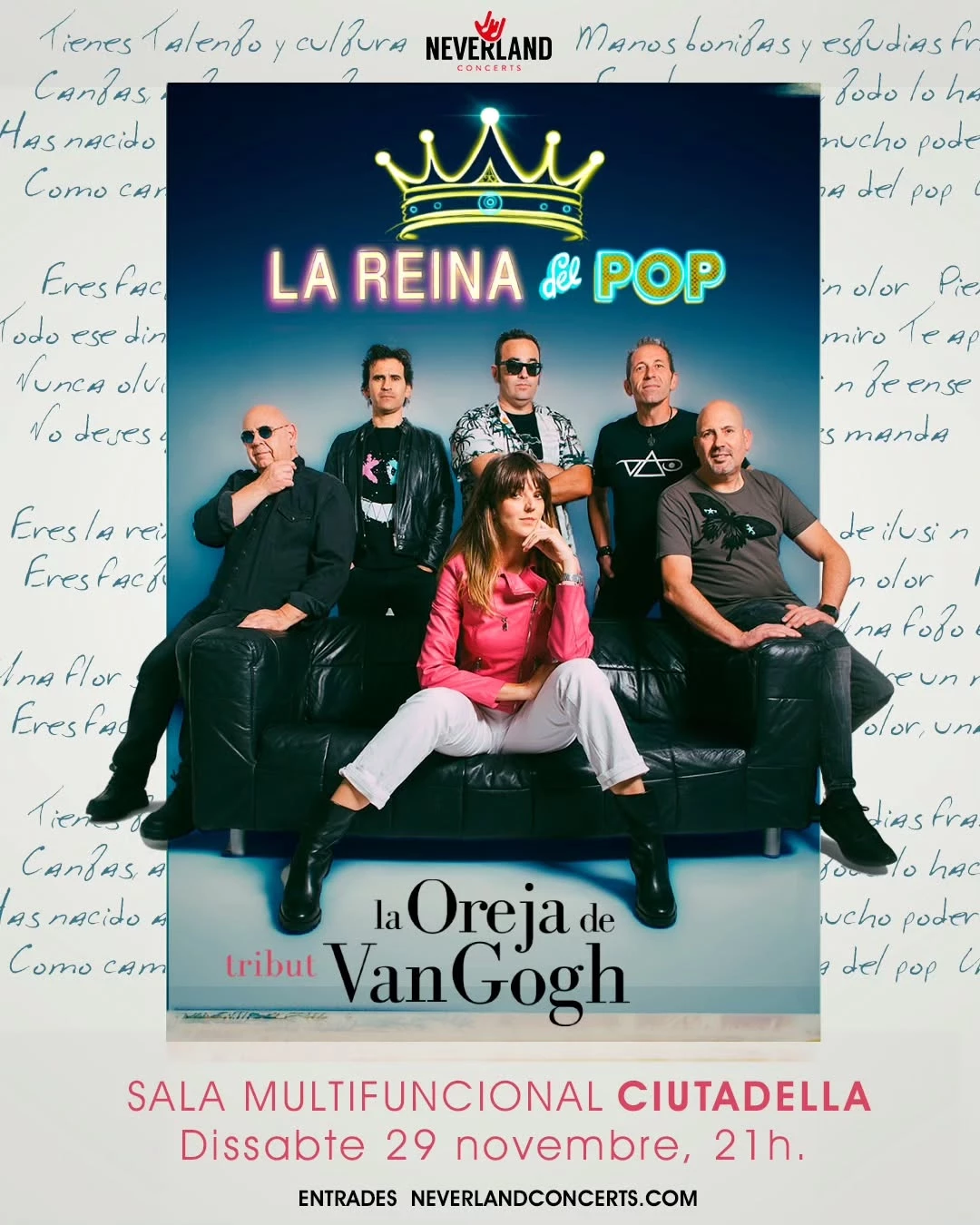 LA REINA DEL POP &#8211; TRIBUTO A LA OREJA DE VAN GOGH
