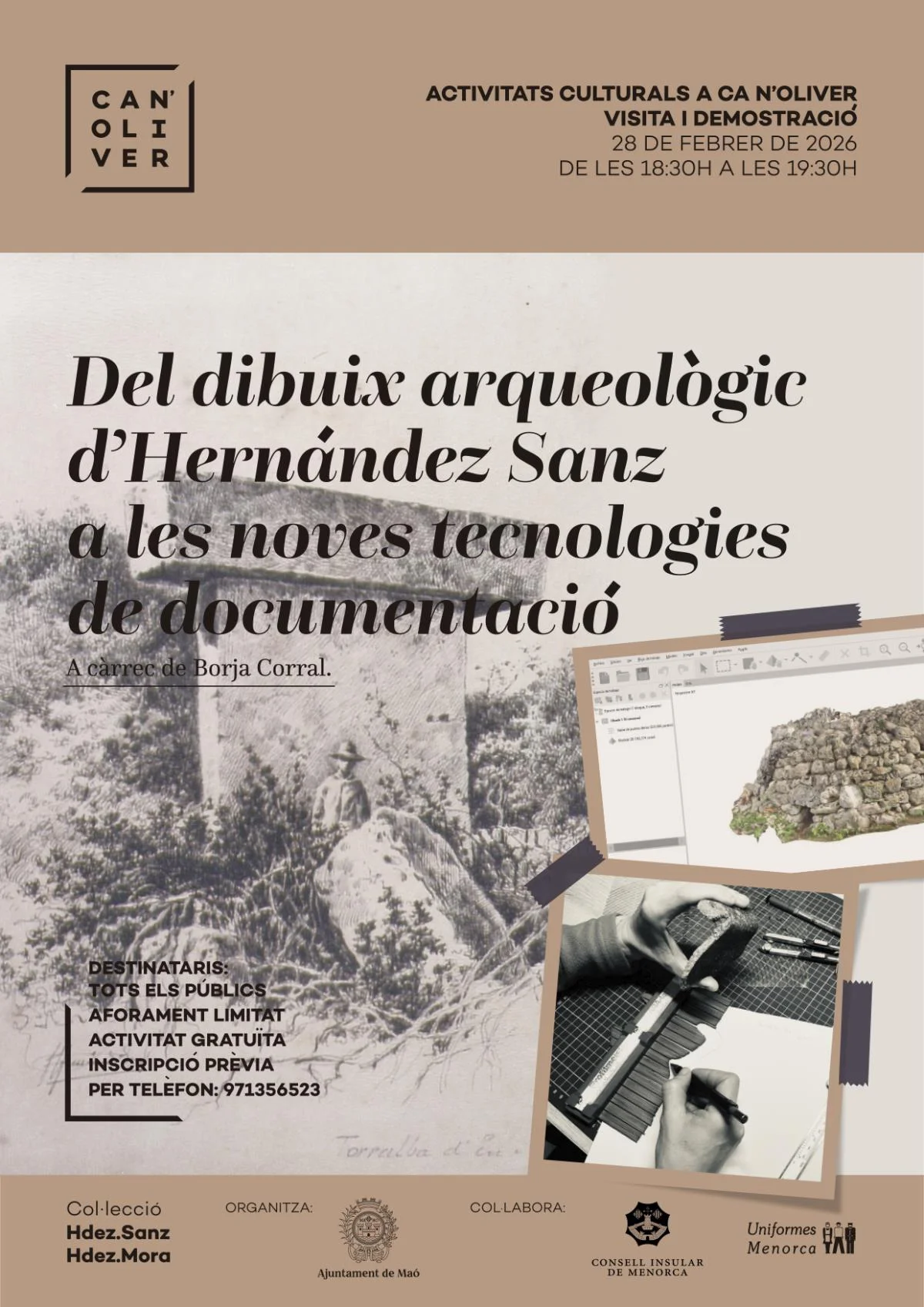 Del dibuix arqueològic d\'Hernández Sanz a les noves tecnologies de documentació