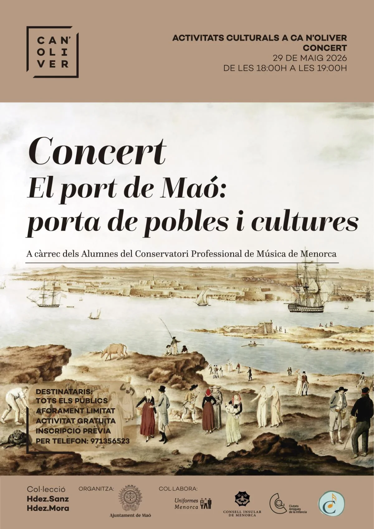 Concert. El port de Maó: porta de pobles i cultures