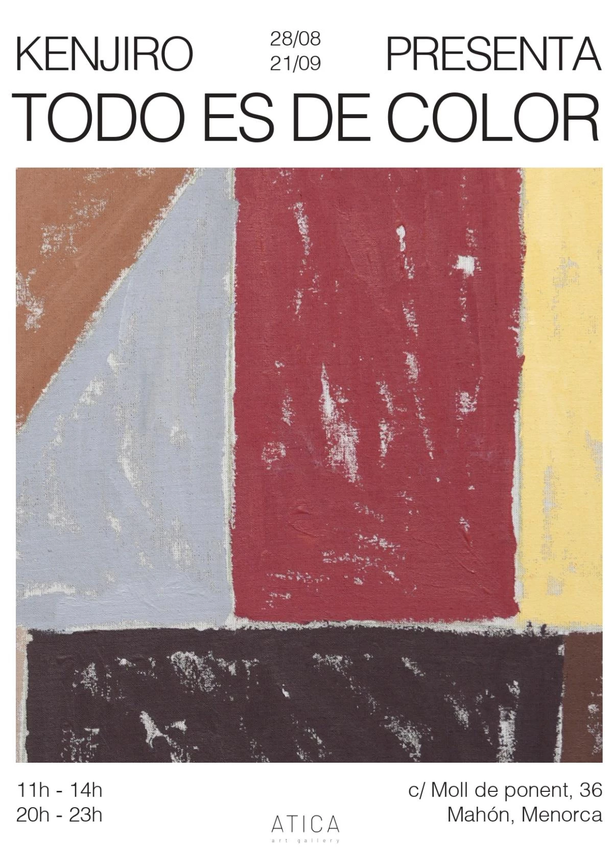 Exposición Kenjiro en Atica