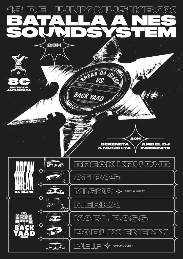 Batalla a nes Soundsystem – BREAK DA ISLAND vs BACK YAAD