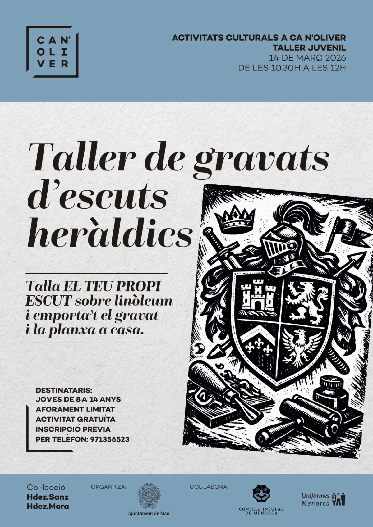 Taller de gravats d'escuts heràldics