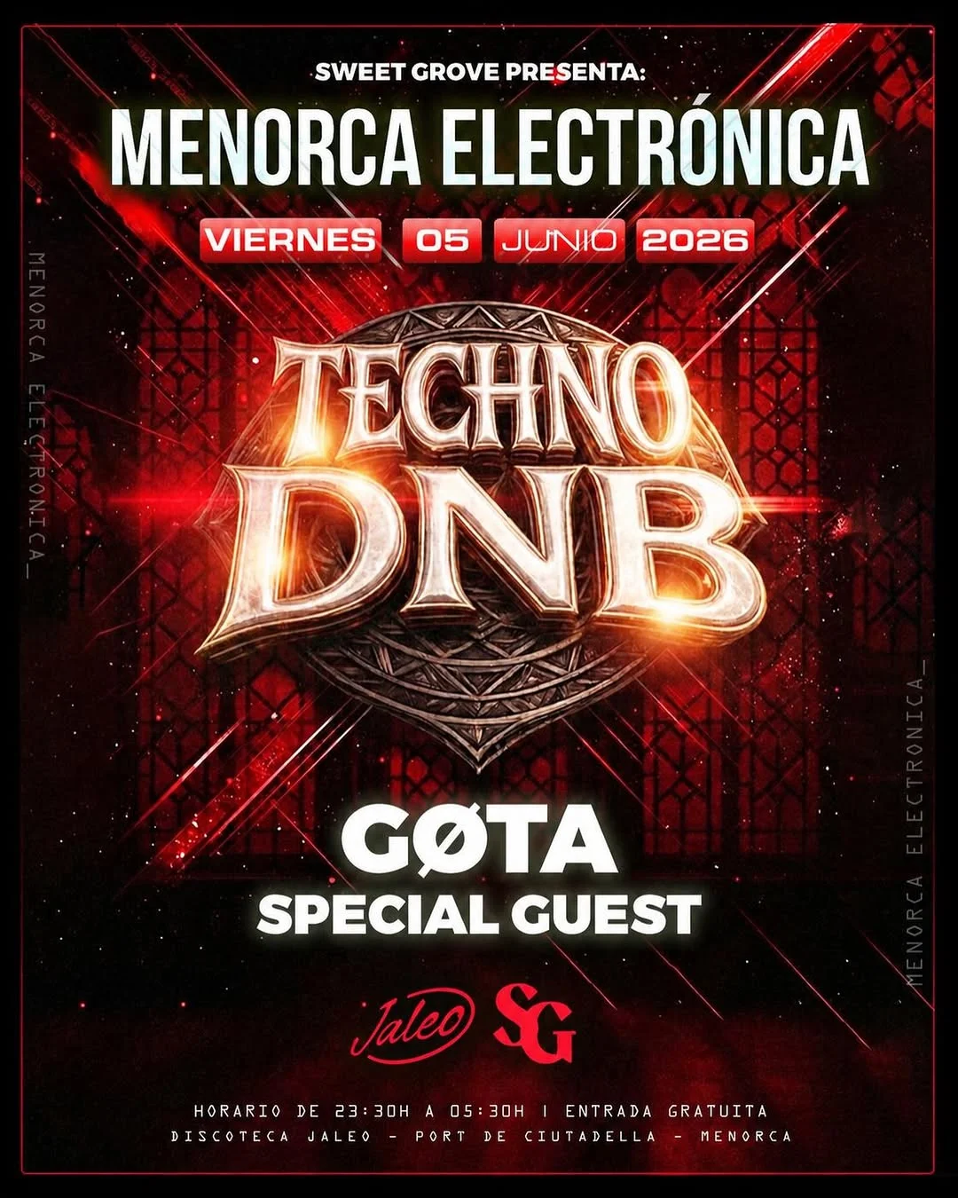 Noche de Techno y Drum and Bass – Gota DJ