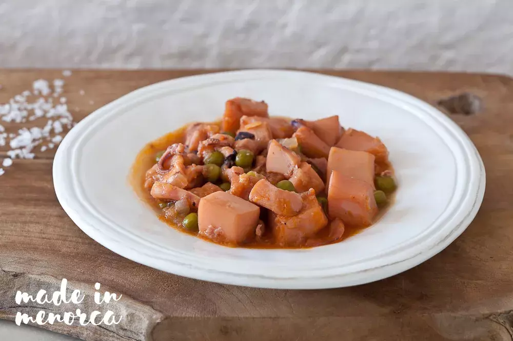 Cuttlefish in sauce